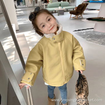 Fashionable Rabbit Fur Jacket Children'S Clothing